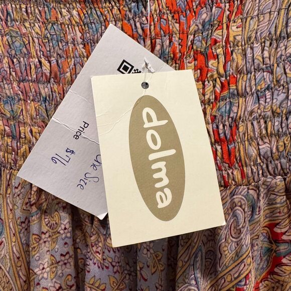 NWT Dolma wide leg flowy silk palazzo pants, one size - Picture 4 of 4